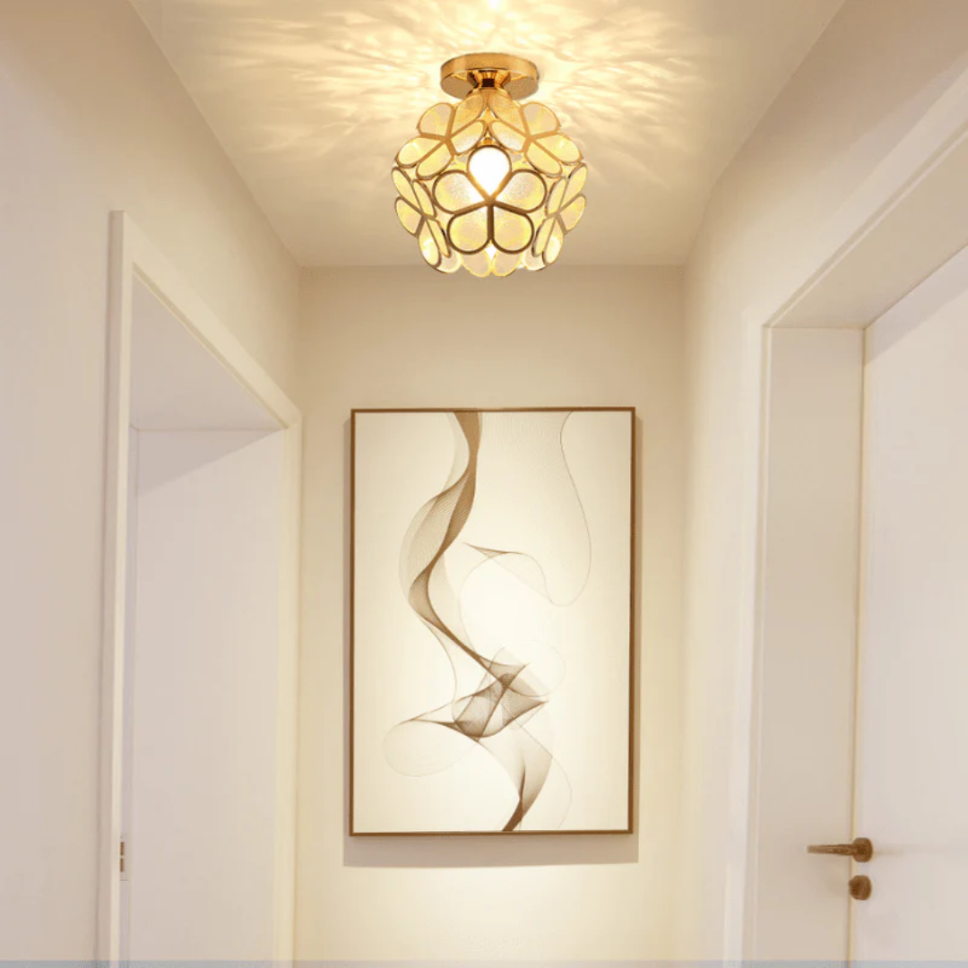 Luminaire De Plafond En Forme De Fleur – Design Délicat Et Moderne