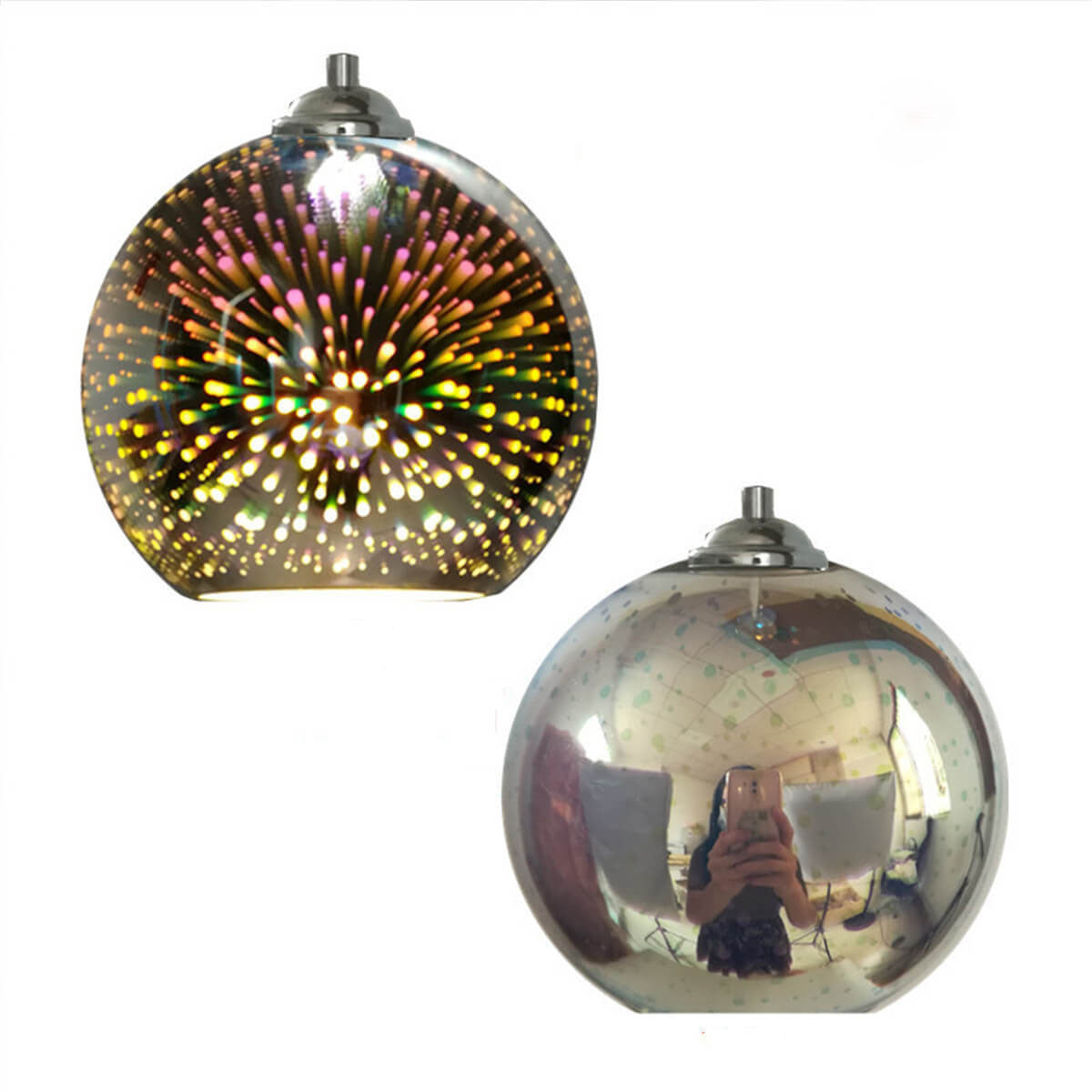 Sospensione Moderna Effetto Fuoco D'artificio – Splendore Visivo E Design Alla Moda