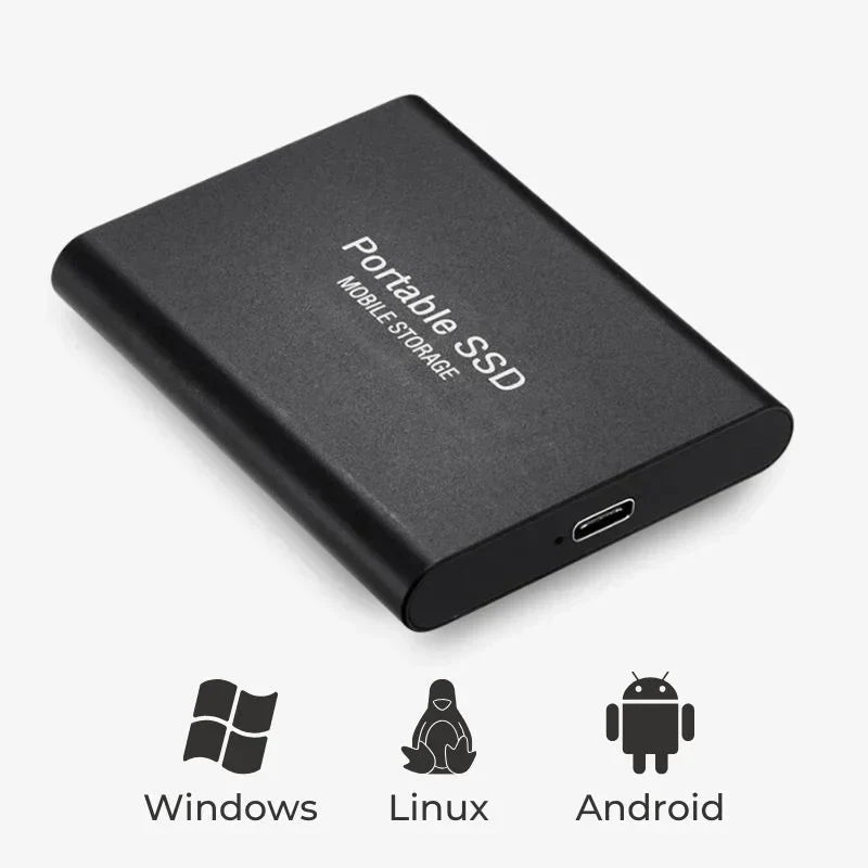 Disco SSD Esterno ad Alta Velocità – Trasferimenti Fluidi e Compatti