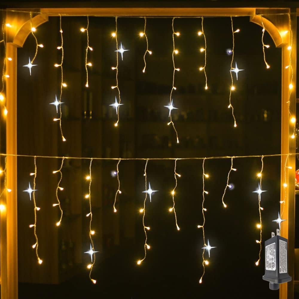 Cortina Luminoso LED Exterior – Ambiente Mágico y Brillante