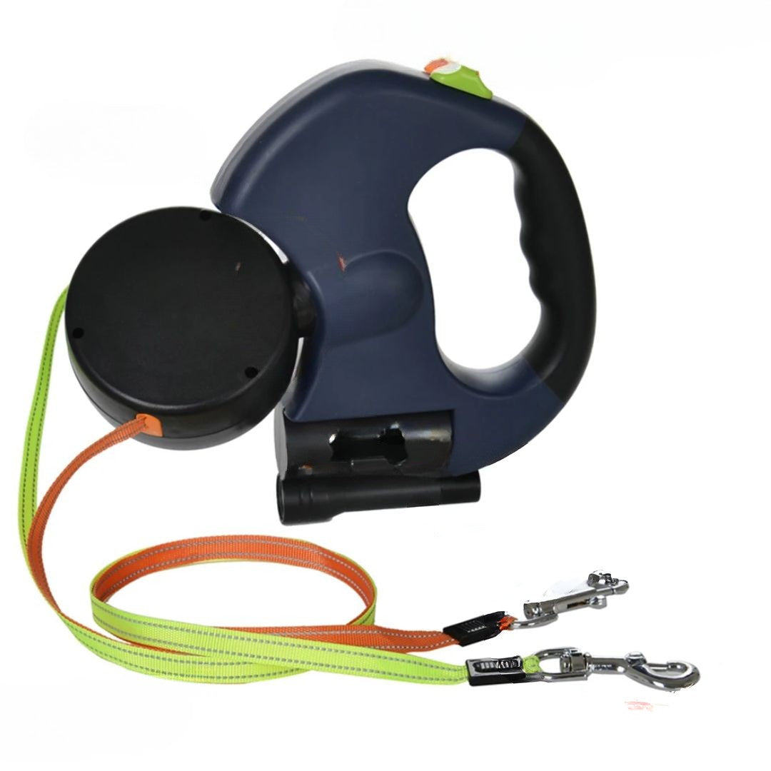 Lad Dobbeltræk til Hunde – Med LED-lampe og Posedispenser