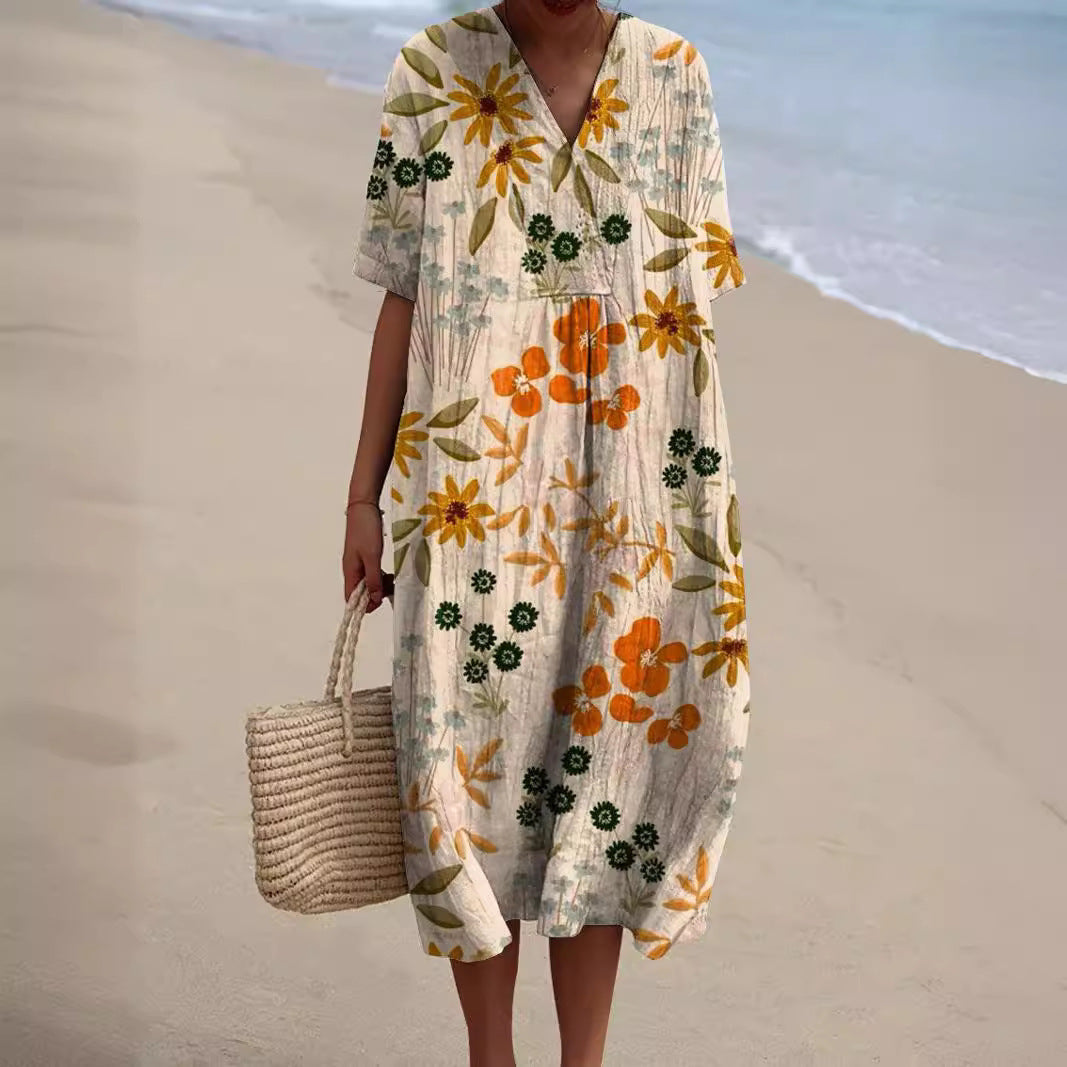 Sabrine | Midikleid Damen – Leichtigkeit und Sommergeist