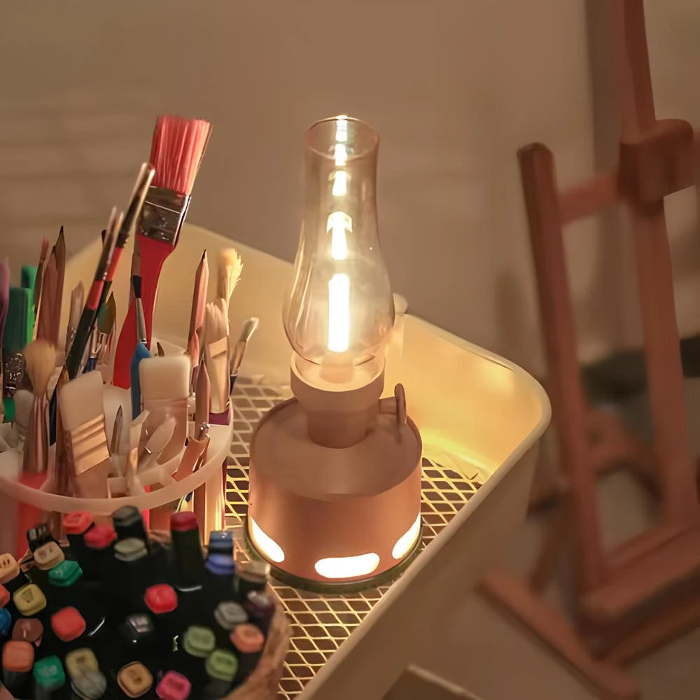 Lampa LED w stylu retro – eleganckie oświetlenie dekoracyjne