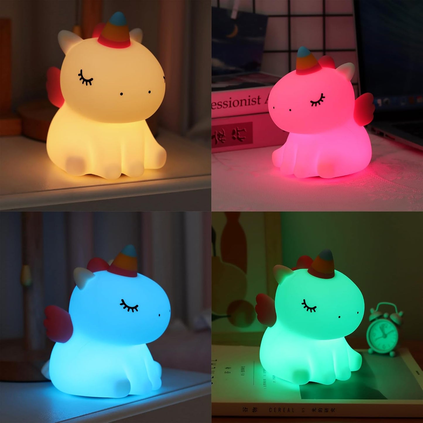 Luce Notturna Unicorno – Luce Rilassante e Sogni Incantati