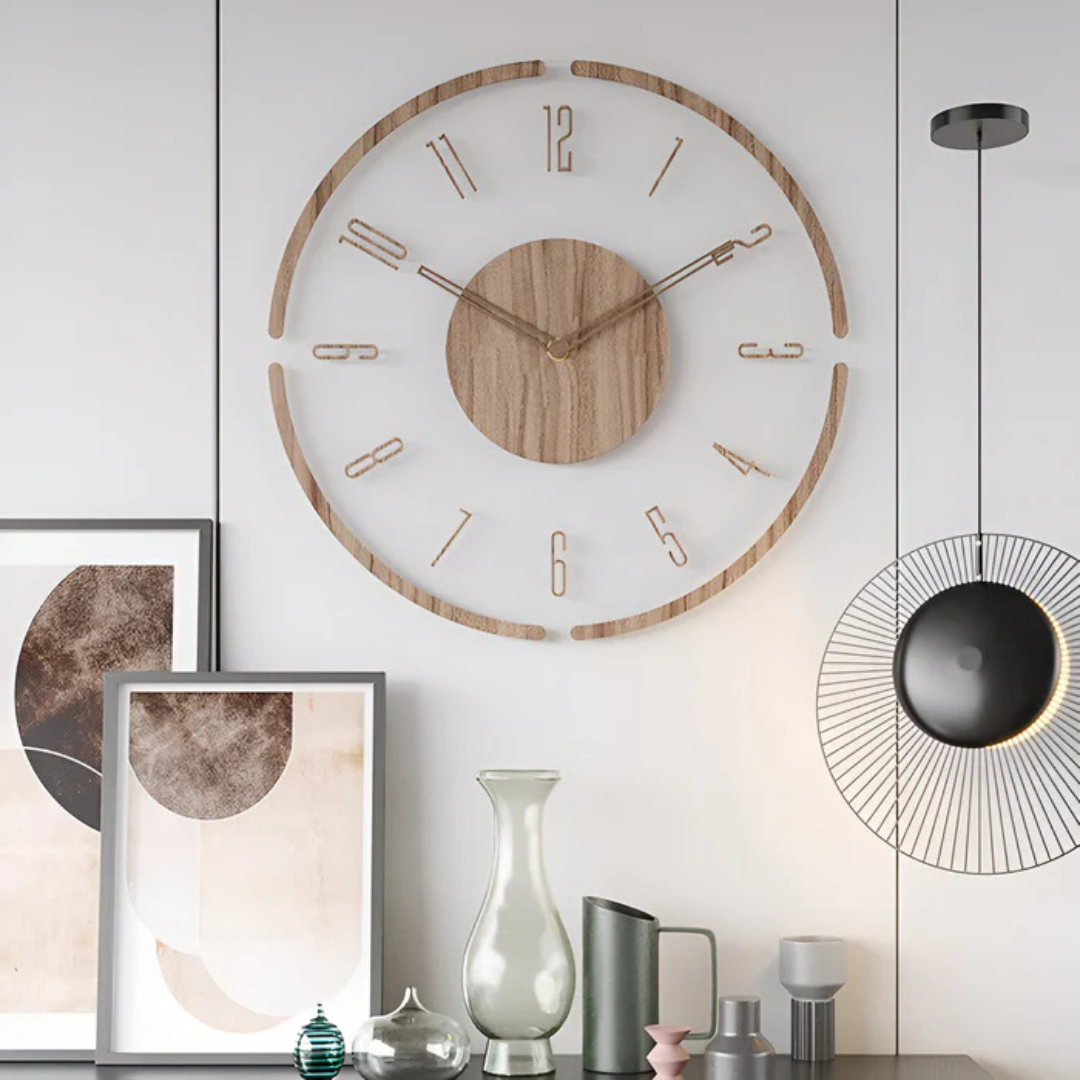 Stort Vægur – Elegant Og Moderne Design
