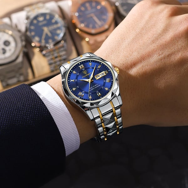 Gildas | Reloj de lujo para hombre resistente al agua - Función iluminada y estilo atemporal