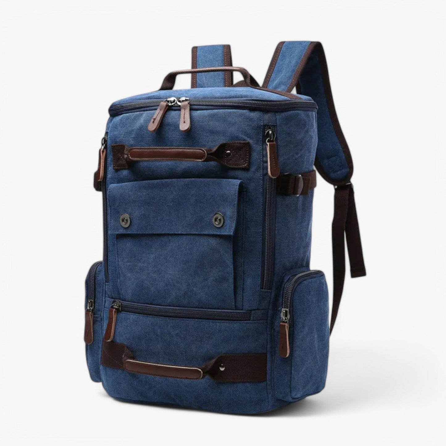 Mochila Vintage Com Compartimento Para Computador Portátil
