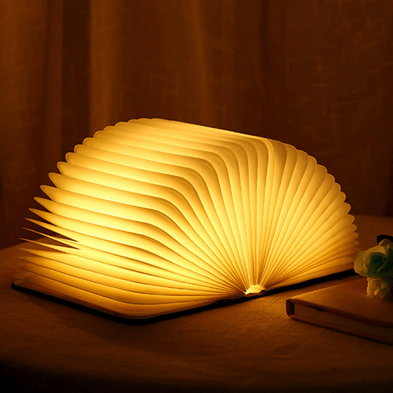 Tischlampe in Buchform – Originalität und Eleganz