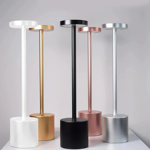 タッチ式充電可能LEDテーブルランプ - 実用的でモダンな照明