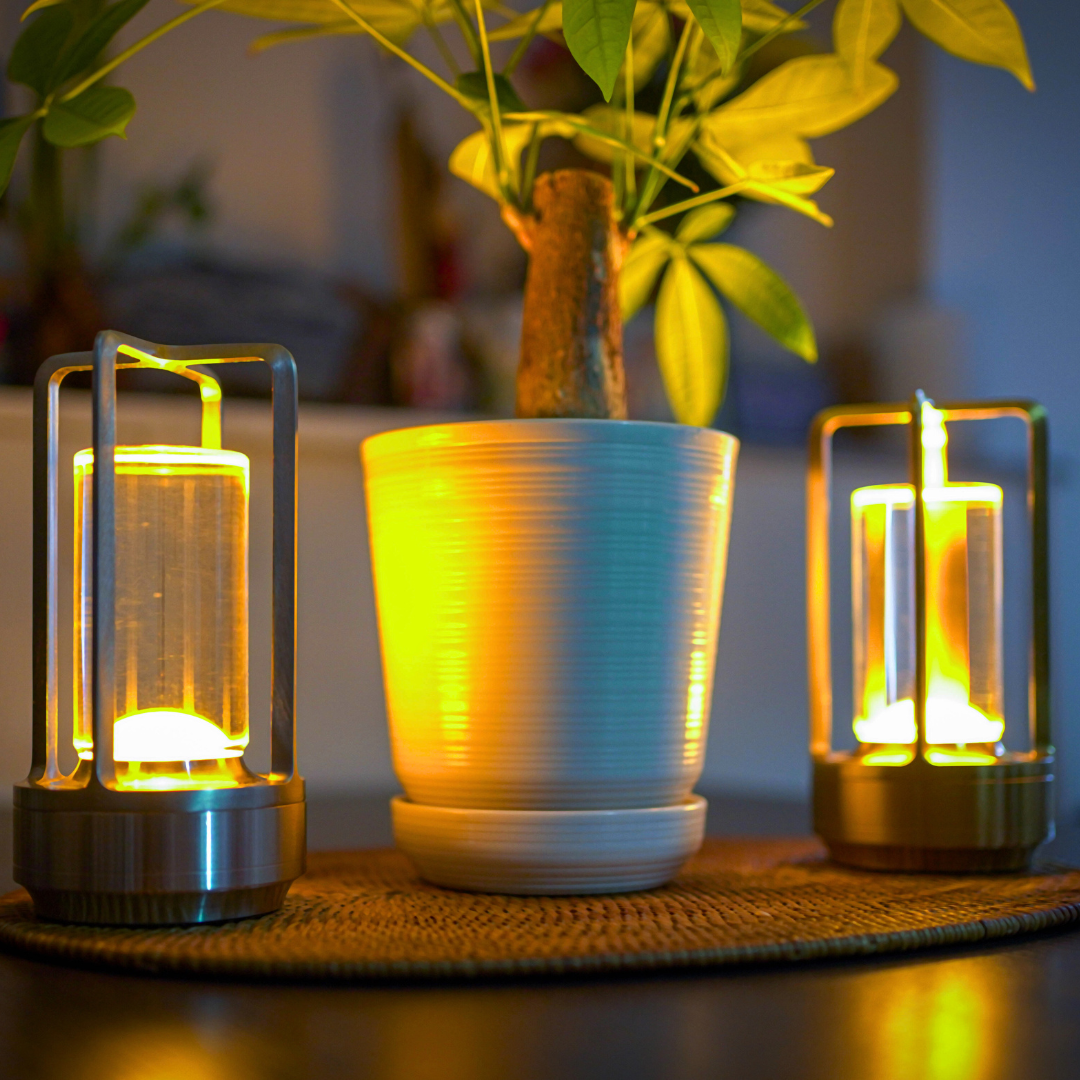 Lampă de masă reîncărcabilă – lumină difuză și stil atemporal
