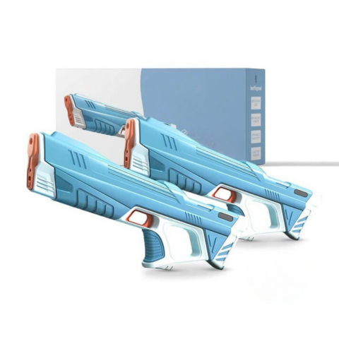 Pistola de agua eléctrica - Recarga automática y rociado potente