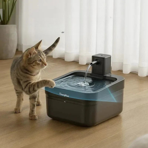Fontana per gatti senza fili – Libertà e idratazione continua