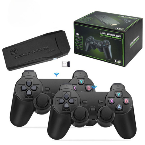 レトロゲームコンソール – 4K体験とデュアルジョイスティック