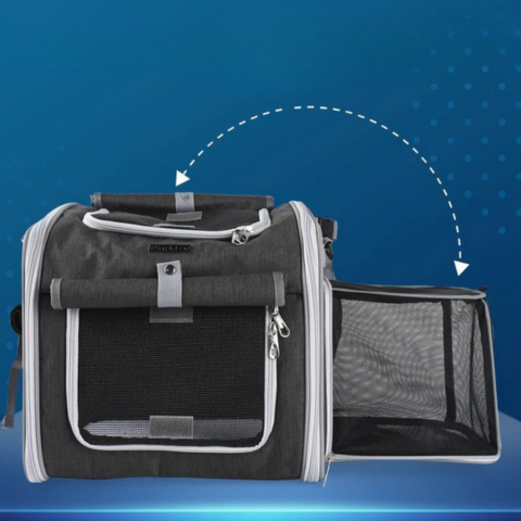 Expandable Bicycle Basket for Pets – Practical and Comfortable