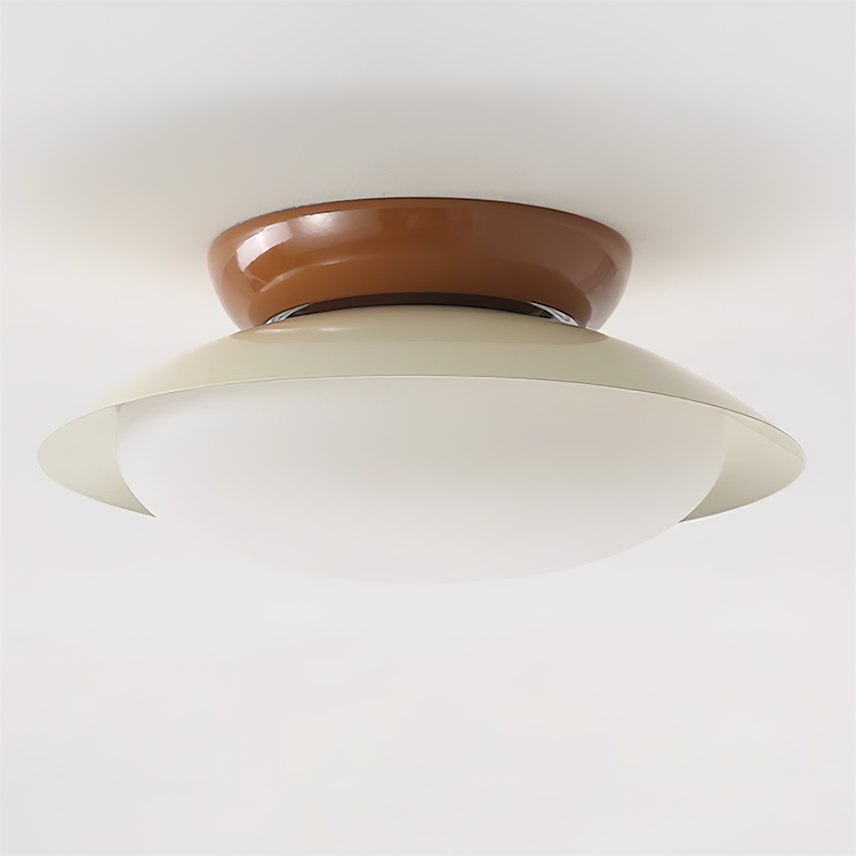 Runde LED-Deckenlampe - Natürlicher Glanz & Diskrete Eleganz