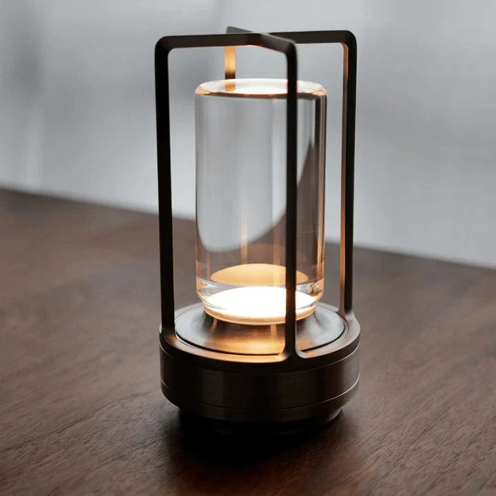 Lampă de masă reîncărcabilă – lumină difuză și stil atemporal