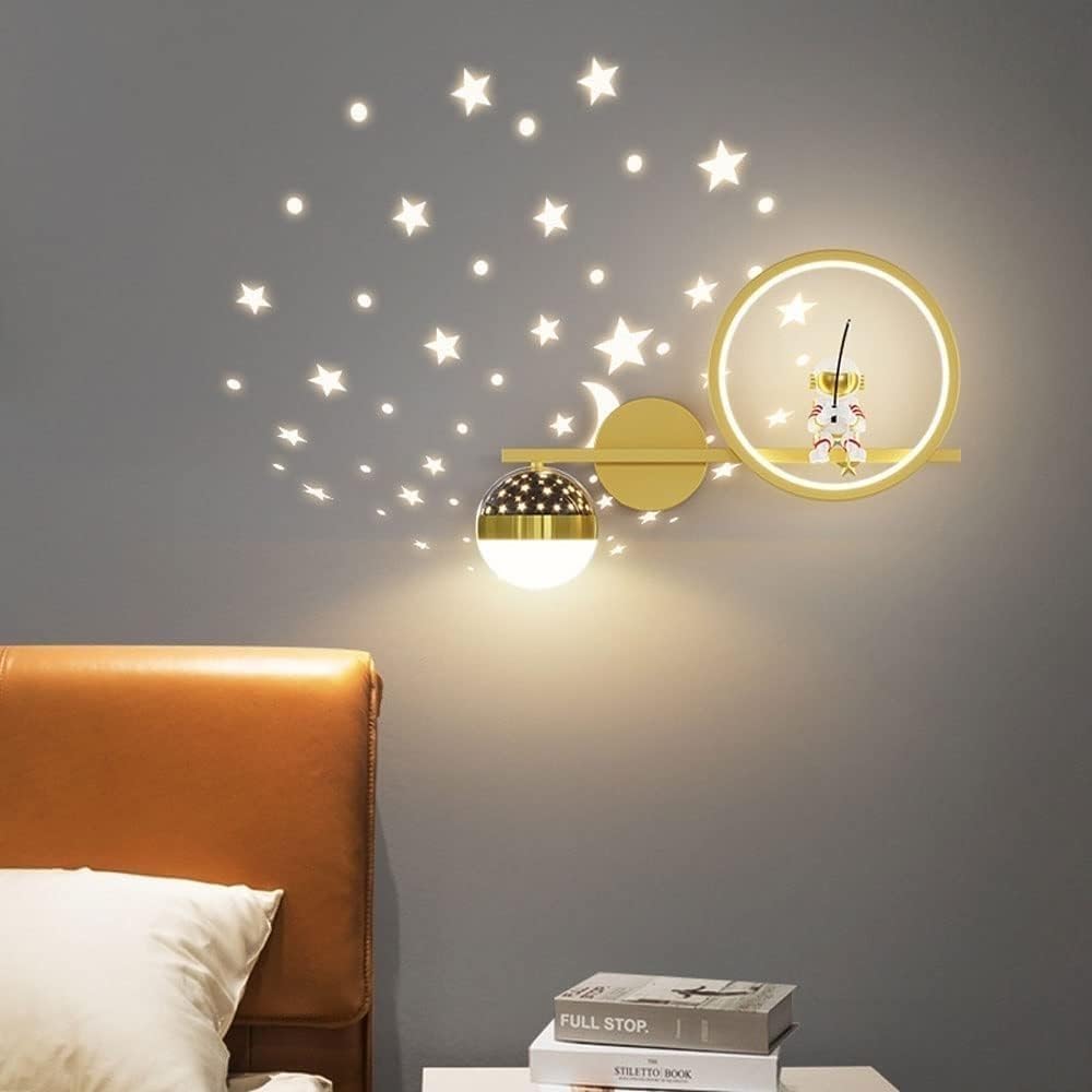 Aplique de pared LED para habitación infantil – Luz suave y atmósfera relajante