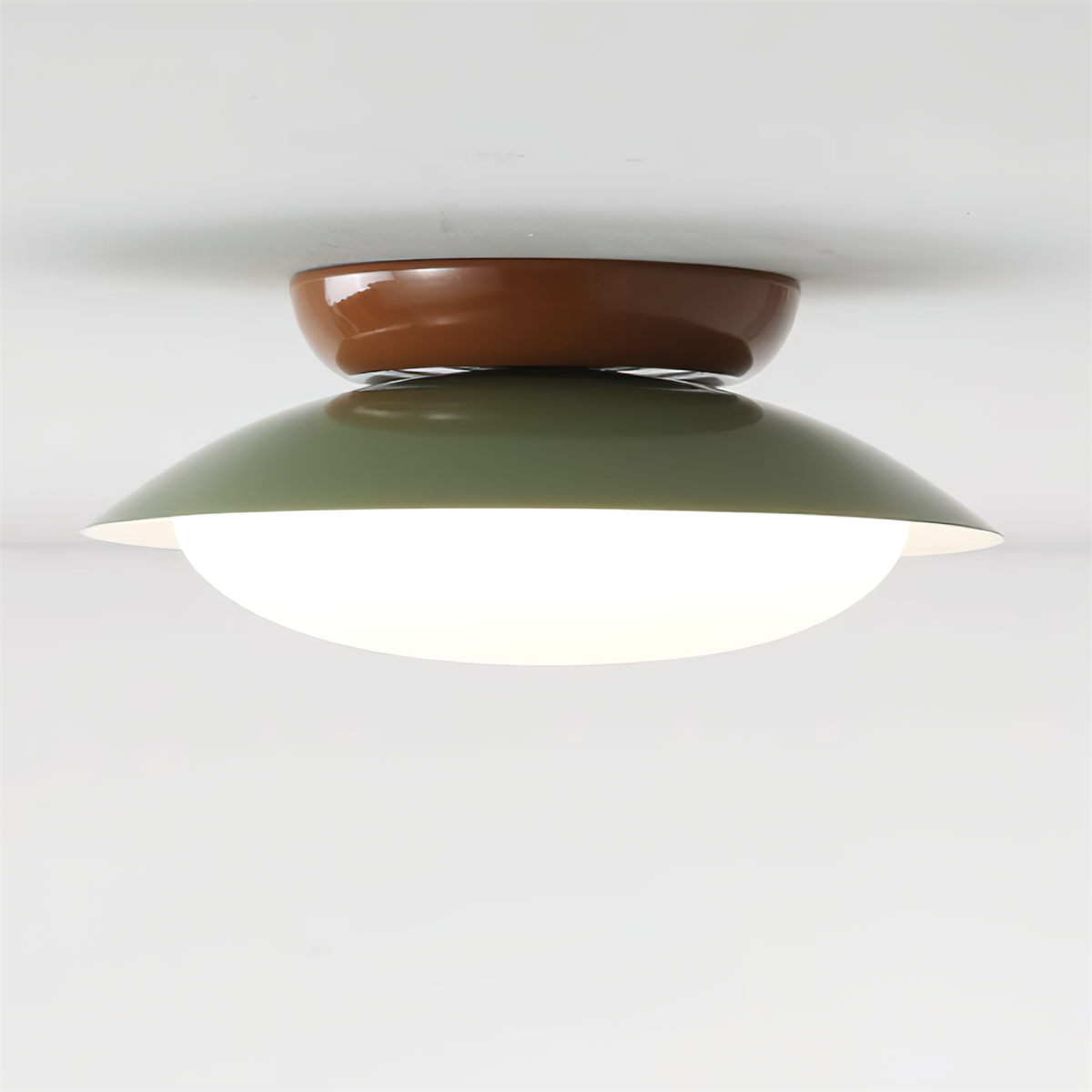 Runde LED-Deckenlampe - Natürlicher Glanz & Diskrete Eleganz