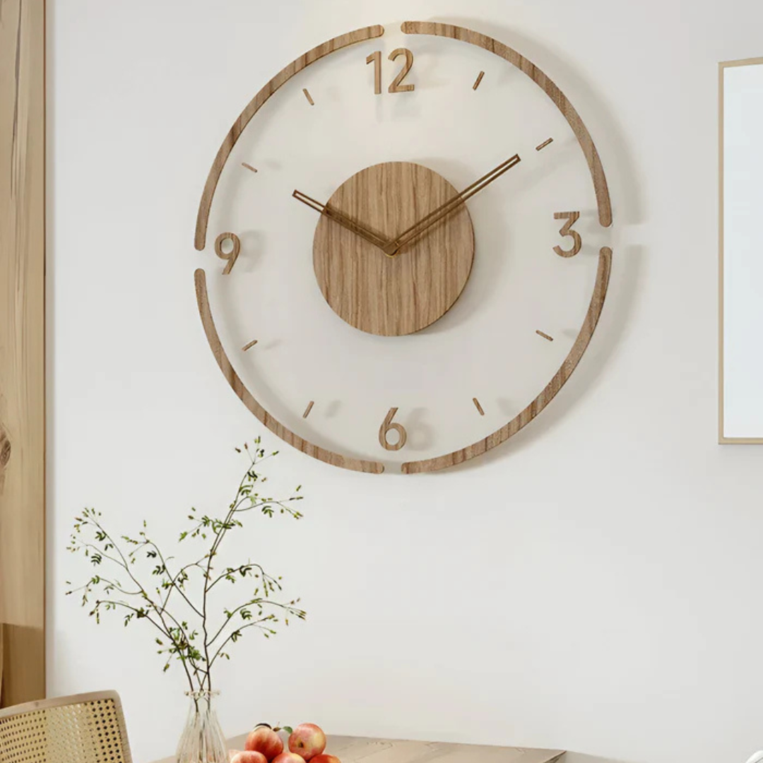 Stort Vægur – Elegant Og Moderne Design