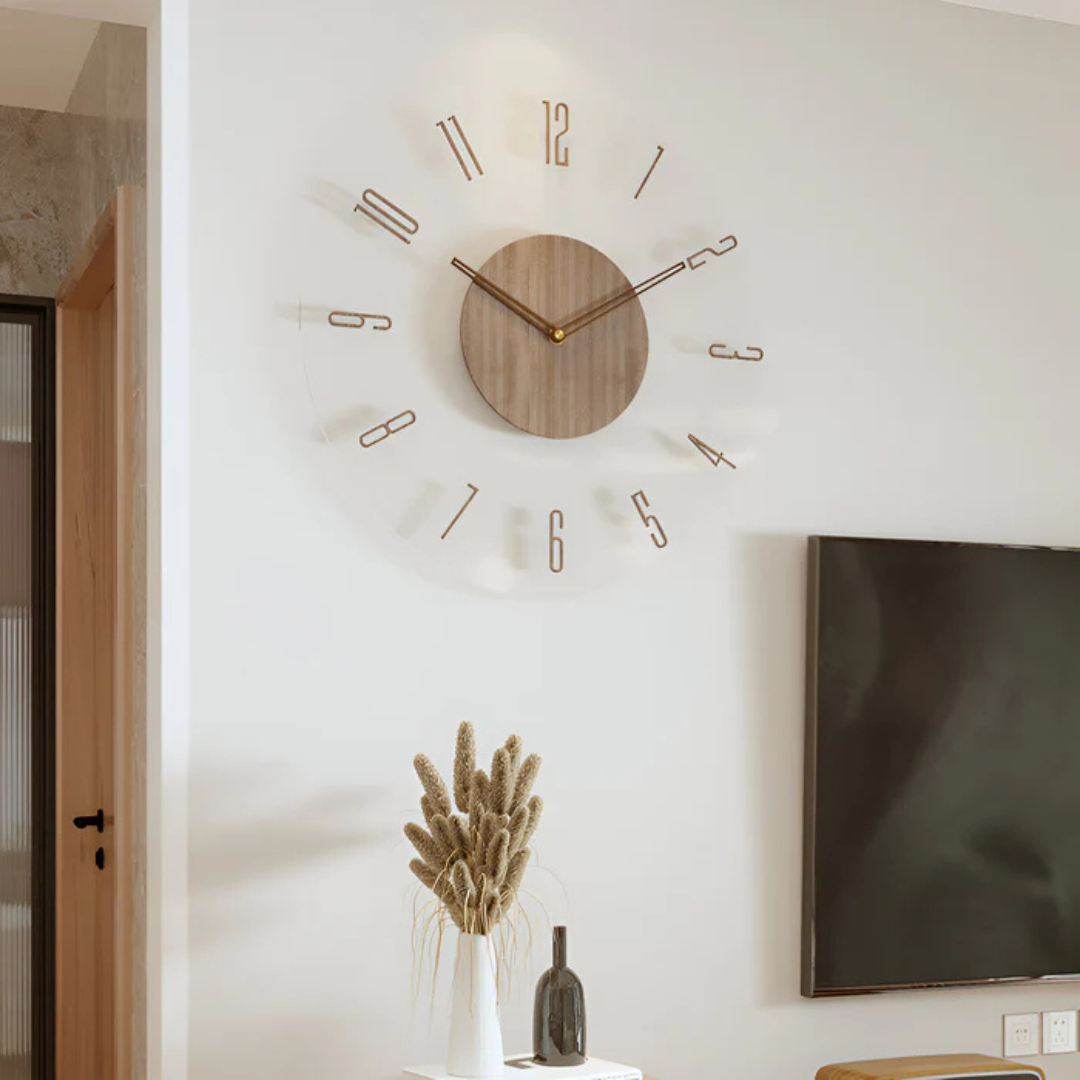 Stort Vægur – Elegant Og Moderne Design