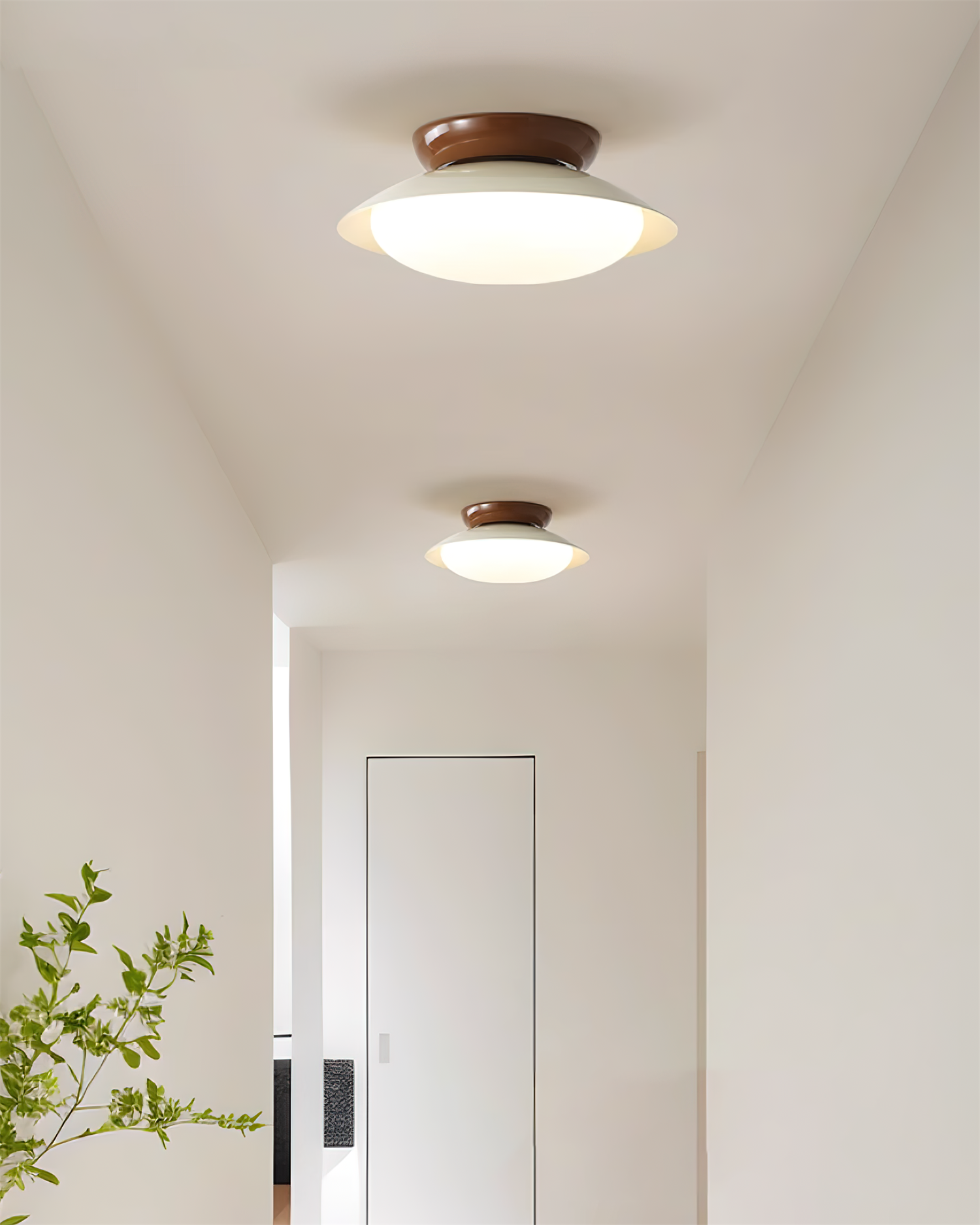 Runde LED-Deckenlampe - Natürlicher Glanz & Diskrete Eleganz