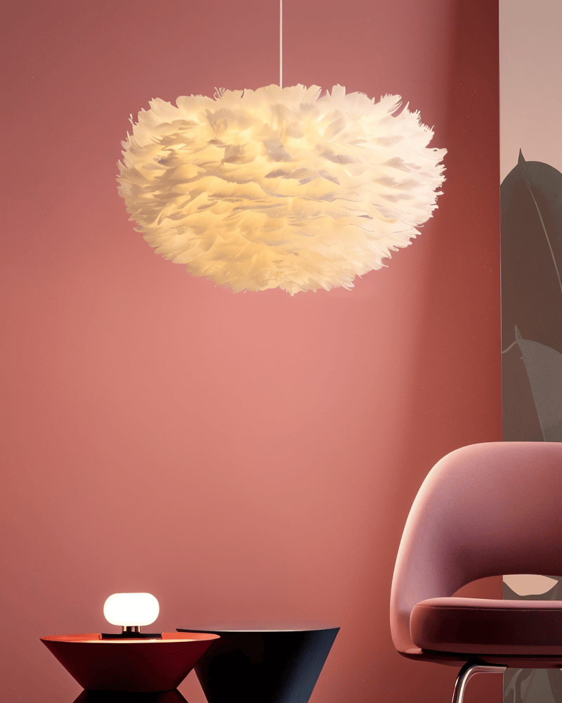 Lampa cu pandantiv Plumes - iluminare moale și stil rafinat
