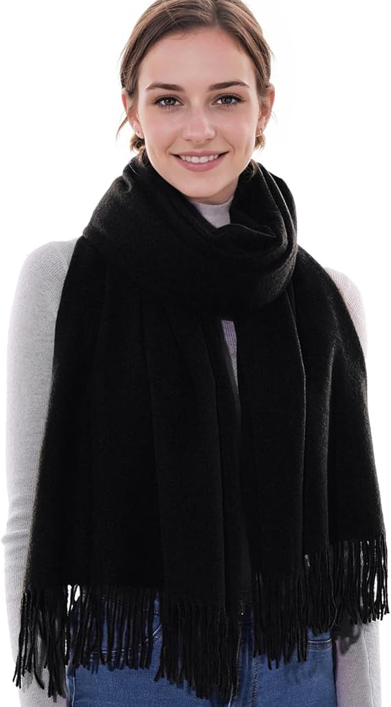 Clara | Lång Scarf För Kvinna – Elegant Mjukhet Och Värme
