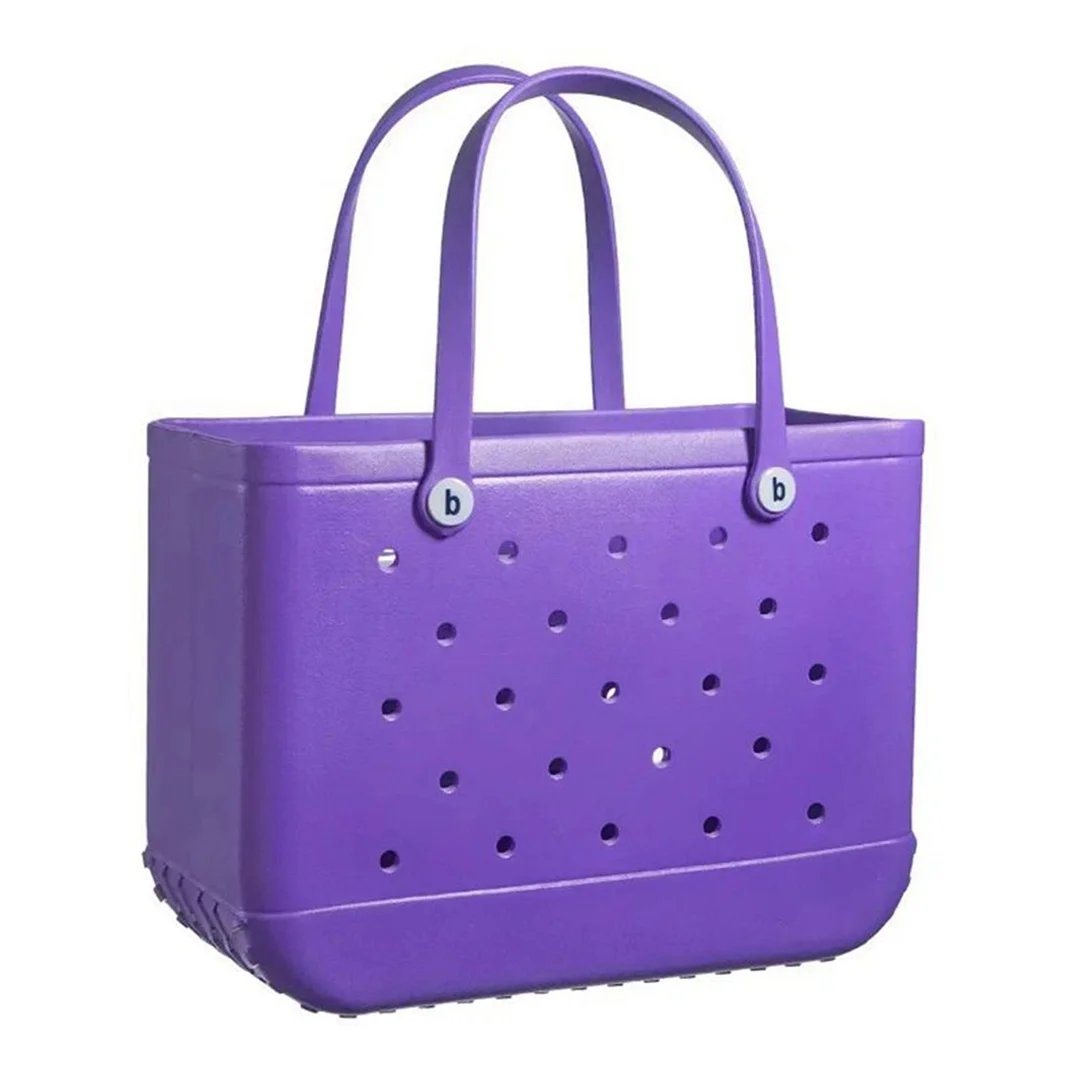 Jäykkä rantalaukku - Värikäs muotoilu ja suuri tilavuus