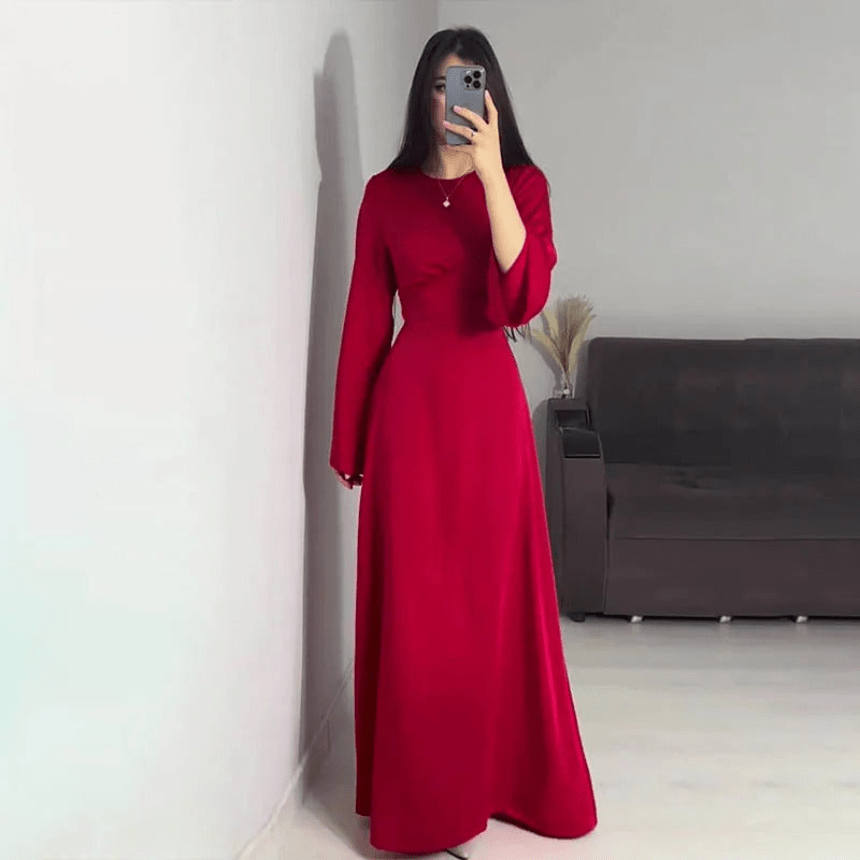 Gracja | Elegancka Długa Sukienka – Idealna Na Każdą Okazję