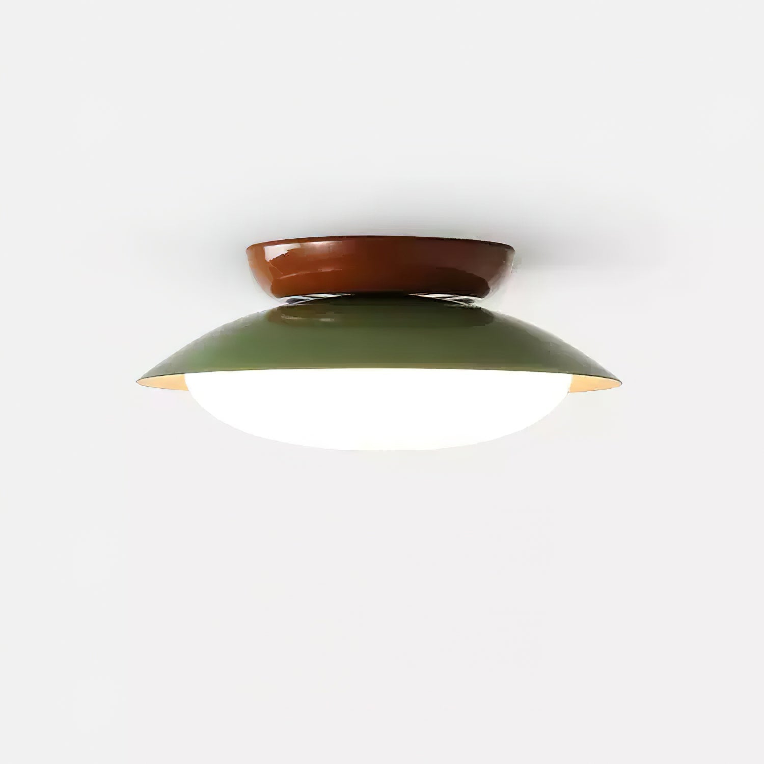 Runde LED-Deckenlampe - Natürlicher Glanz & Diskrete Eleganz