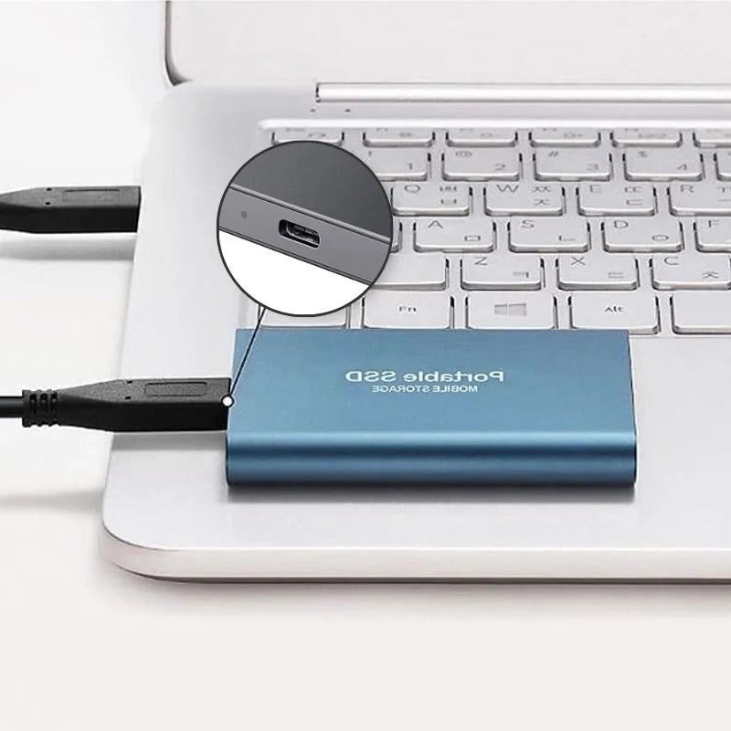 Disco SSD Esterno ad Alta Velocità – Trasferimenti Fluidi e Compatti