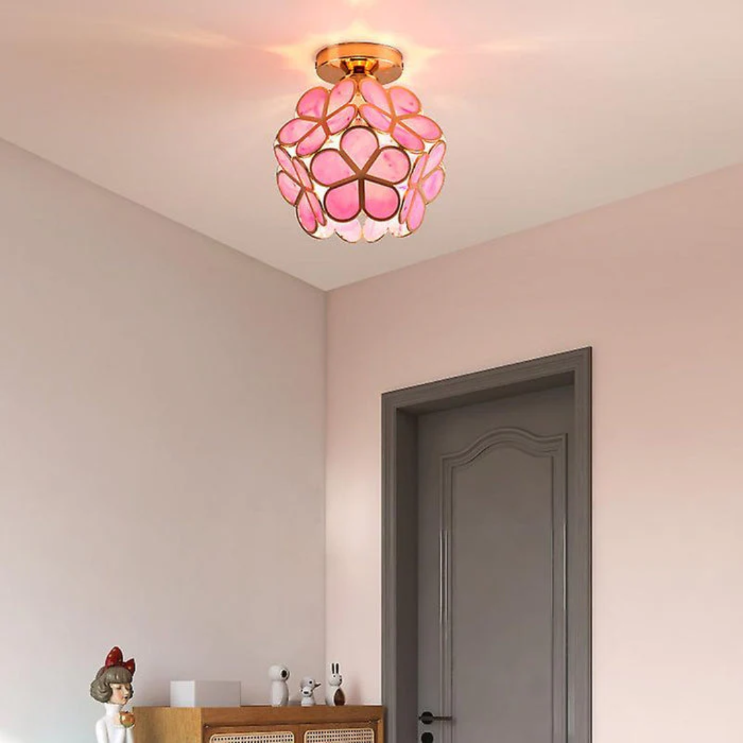 Luminaire De Plafond En Forme De Fleur – Design Délicat Et Moderne