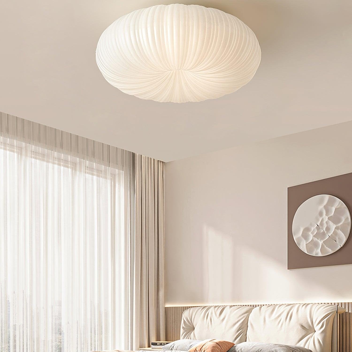 Candeeiro de teto LED moderno com controlo remoto - Conforto e elegância