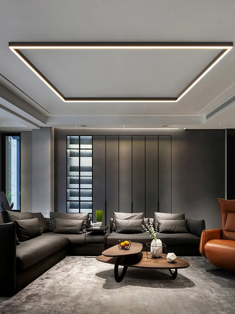 Minimalist LED Ceiling Light - Scandinavian Design 