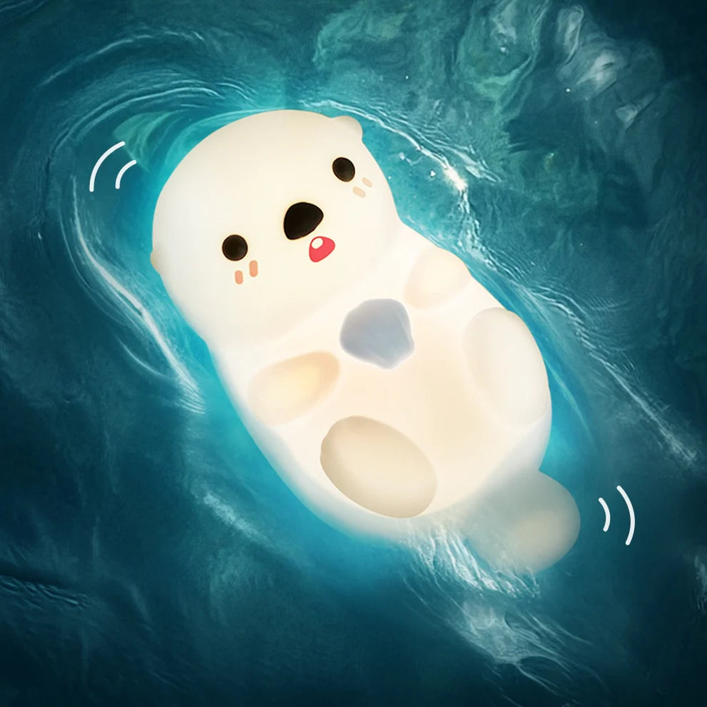 Luz nocturna LED – Foca Linda de Silicona Suave 
