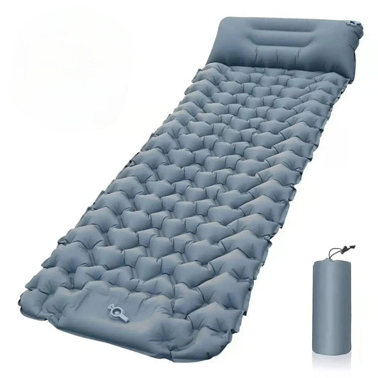 Colchón de Camping Inflable – Con Bomba Integrada y Confort Óptimo 