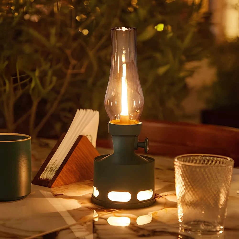 Lámpara LED de Estilo Retro – Iluminación Decorativa Elegante 