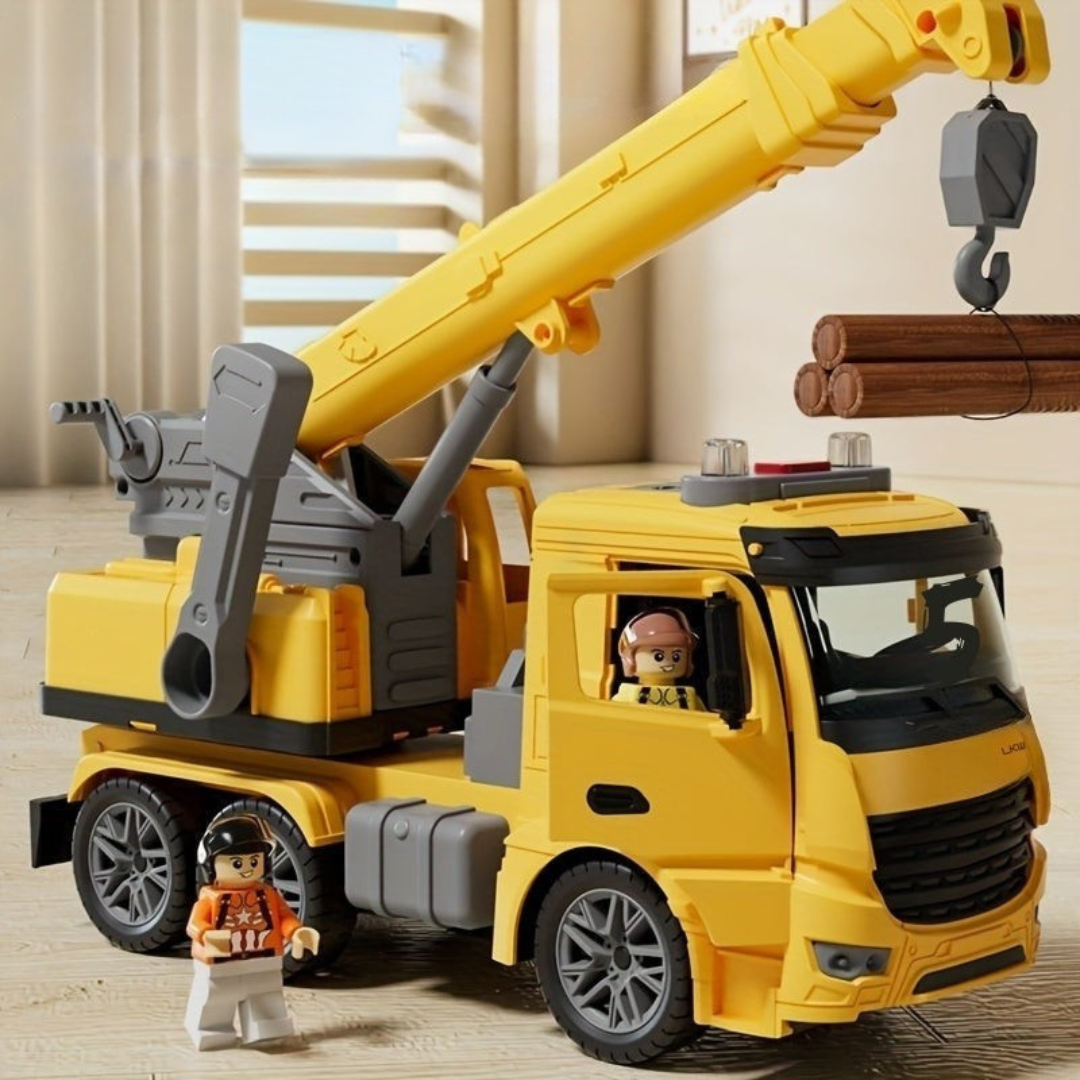 Kuorma-autonosturi Rakennuslelu - Realistinen leikki & hauska oppiminen