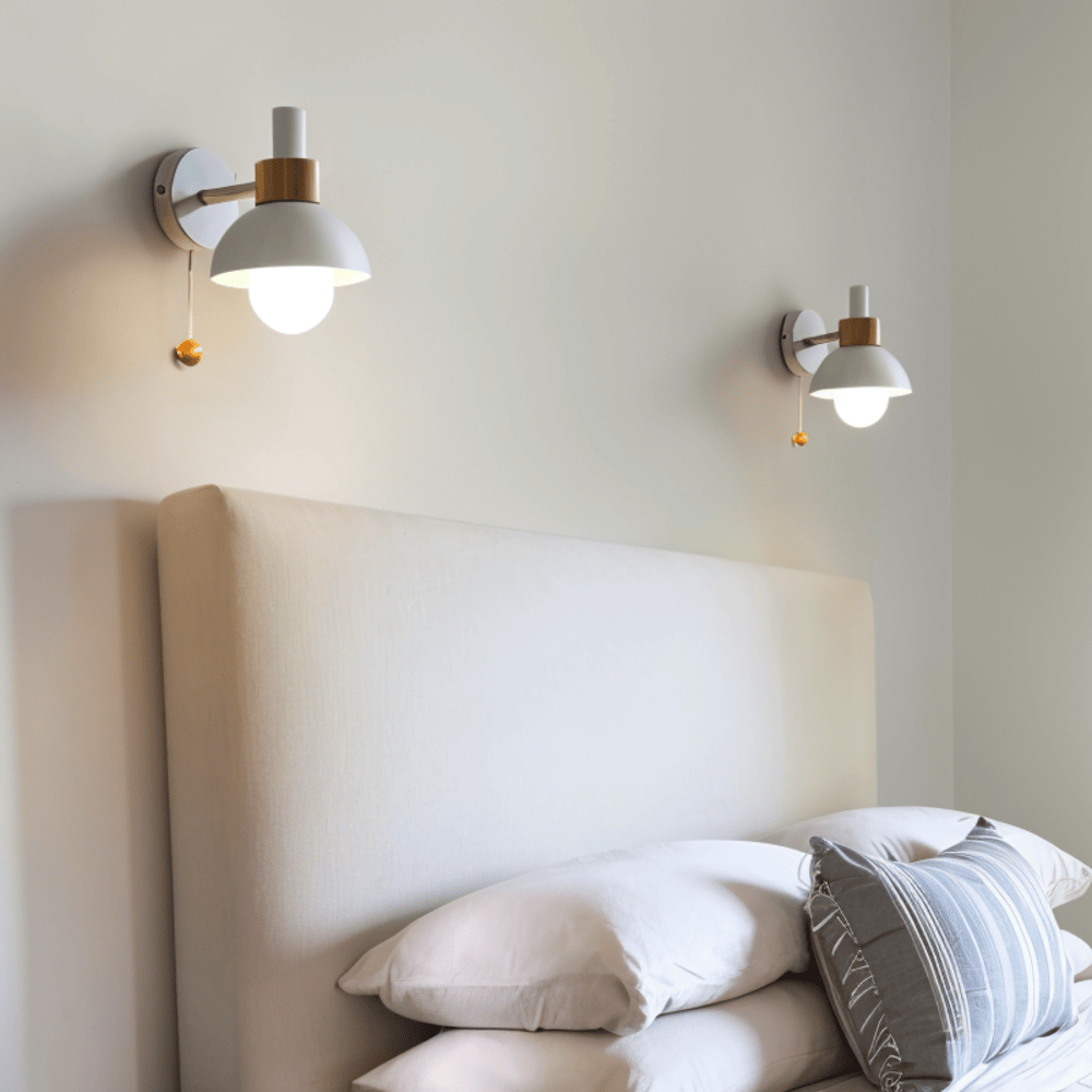 Lampă de perete pastel cu întrerupător - iluminare moale și stil modern