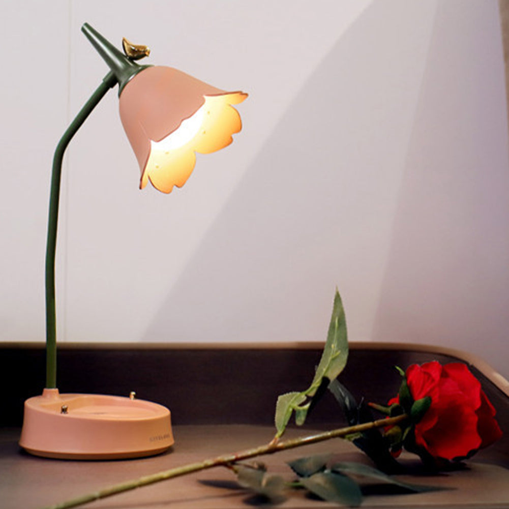Skrivebordslampe Blomst – Elegance Og Blødt Lys 