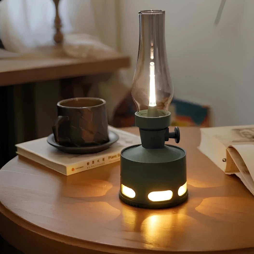 Lámpara LED de Estilo Retro – Iluminación Decorativa Elegante 