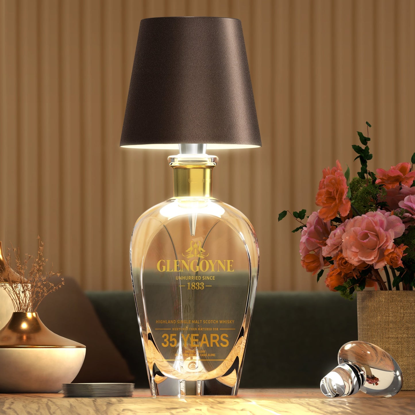 Oppladbar LED-lampe – Forvandle flaskene dine til belysning 