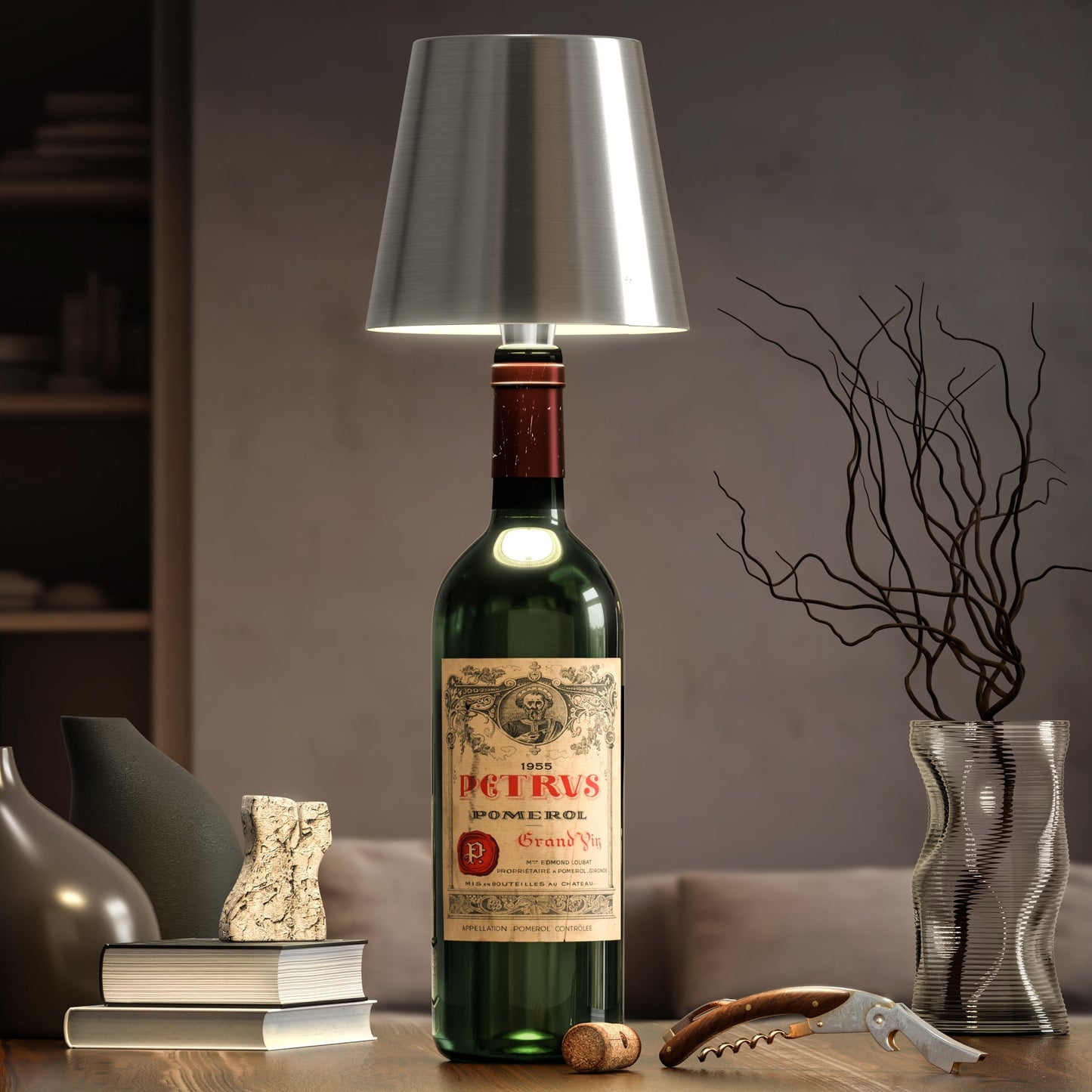 Oppladbar LED-lampe – Forvandle flaskene dine til belysning 