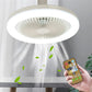 Multifunkční stropní ventilátor – cirkulace vzduchu a integrované osvětlení 