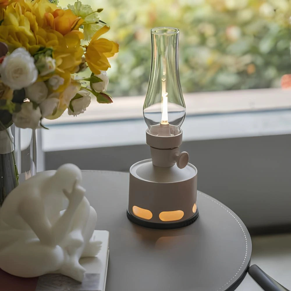 Lámpara LED de Estilo Retro – Iluminación Decorativa Elegante 