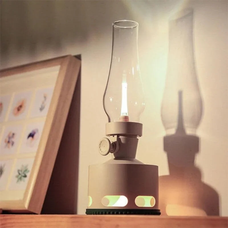 Lámpara LED de Estilo Retro – Iluminación Decorativa Elegante 