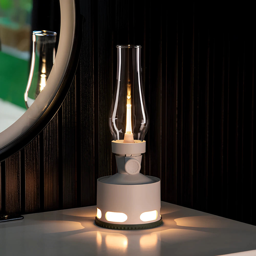 Lámpara LED de Estilo Retro – Iluminación Decorativa Elegante 