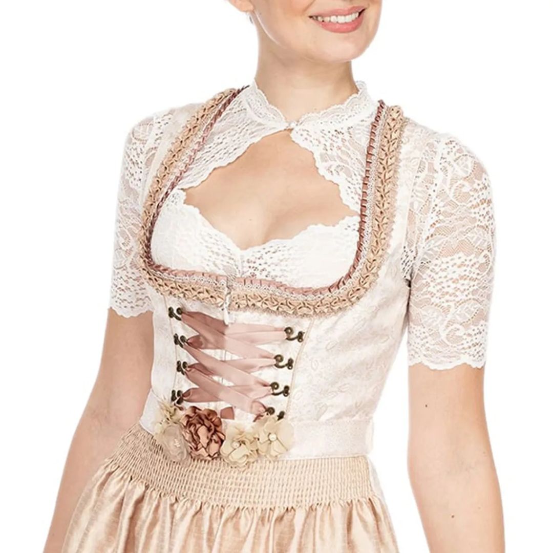 Clémence | White Boléro with Short Sleeves 