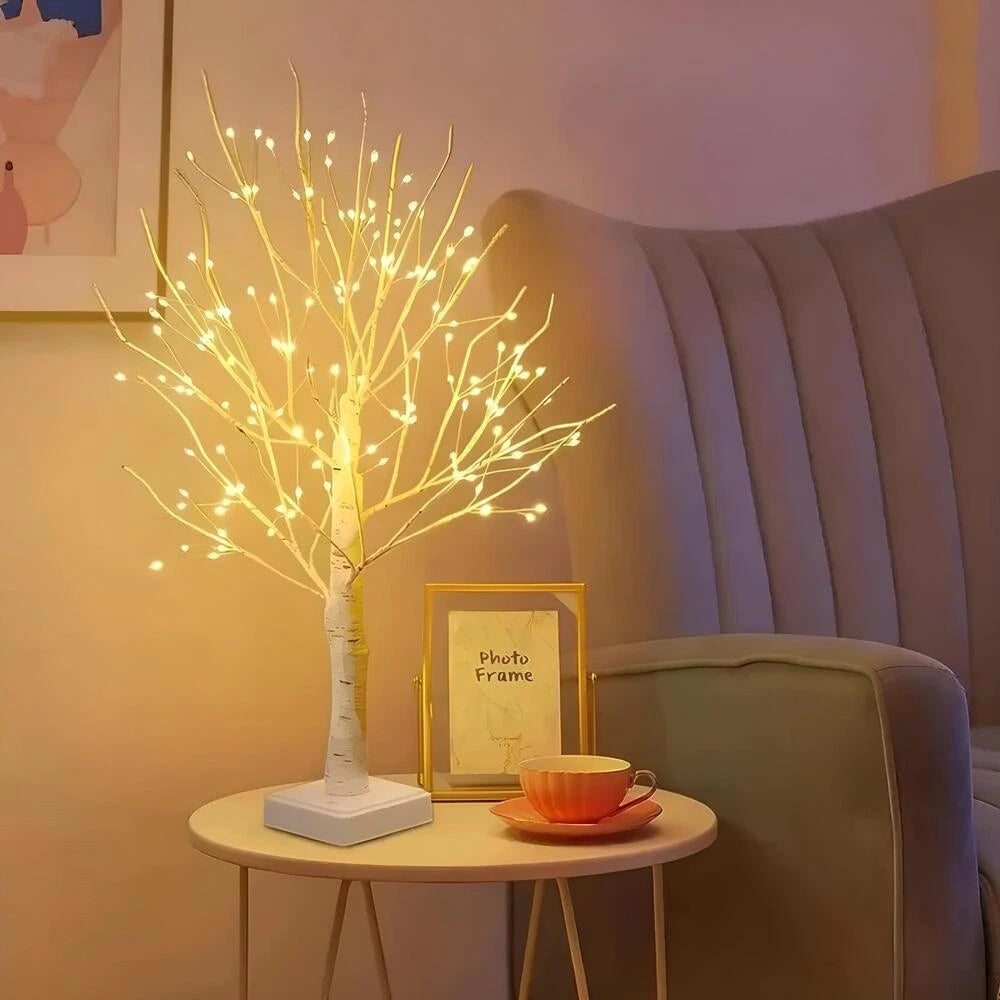 Nordisk Träd Dekorativ Lampa – Mysig och Modern Atmosfär 