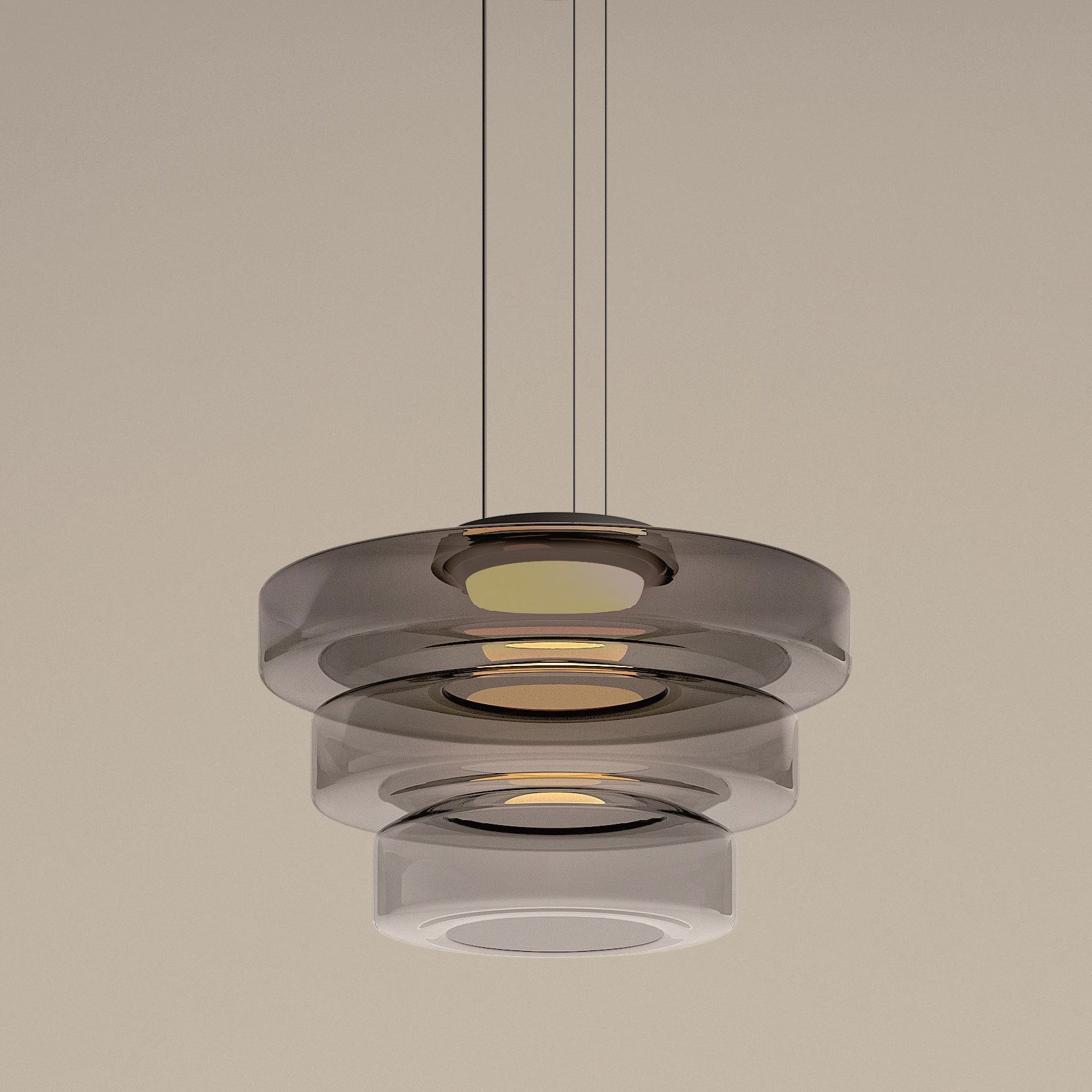 Bauhaus Style Glass Hanging Lamp - Elegance And Modernity
